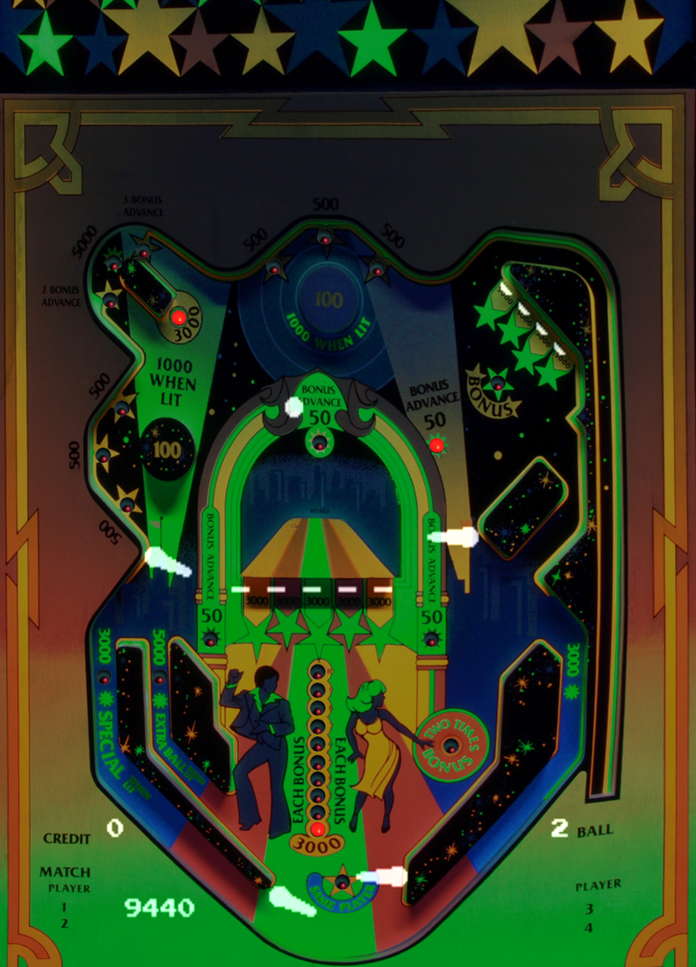 Video Pinball Arcade Screenshot: Game start.