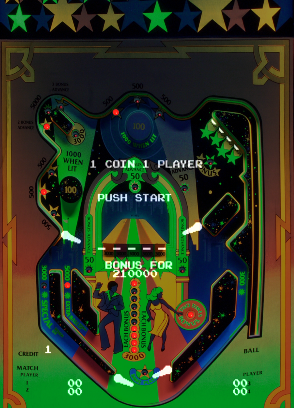 Video Pinball Arcade Screenshot: Push start to begin!