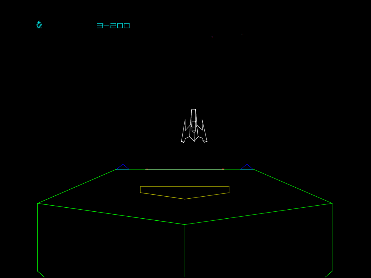 Adventures of Major Havoc, The Arcade Screenshot: Landing again...