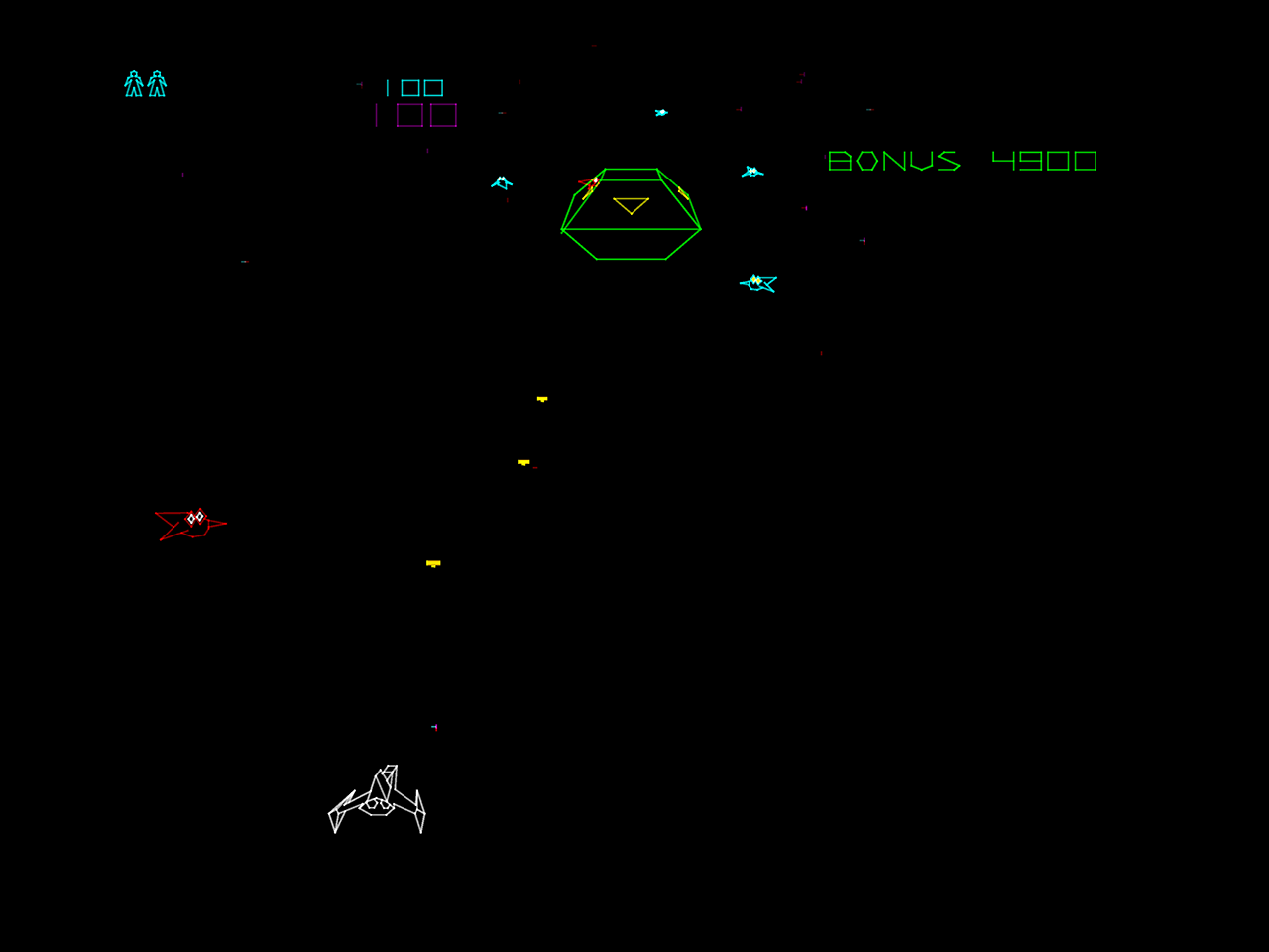 Adventures of Major Havoc, The Arcade Screenshot: Blasting opponents...