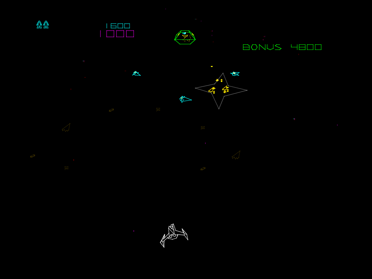 Adventures of Major Havoc, The Arcade Screenshot: One down, more to go...