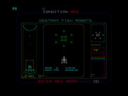 Adventures of Major Havoc, The for Arcade - Condition: red; destroy fish robots!