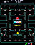 Pac-Man Plus for Arcade - Level three start.