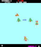 Alpine Ski for Arcade - Watch out for snow mobiles.