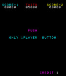 Lunar Rescue for Arcade - Time to start a 1 player game...