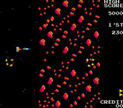 Moon Shuttle for Arcade - Game start; blast through the asteroid!