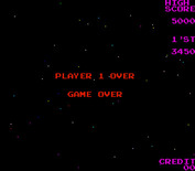 Moon Shuttle for Arcade - Game over.