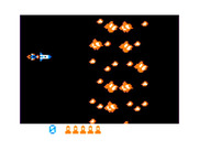 Moon Shuttle for TRS-80 Color Computer - Game start.