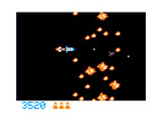 Moon Shuttle for TRS-80 Color Computer - The asteroids start to become tougher to clear...