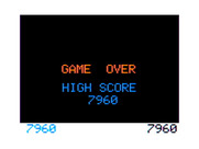 Moon Shuttle for TRS-80 Color Computer - Game over.
