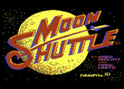 Moon Shuttle for Atari 8-bit - Title screen.