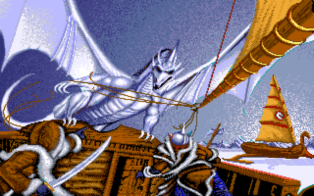 DragonStrike Amiga Screenshot: My success brings me to a new mission...