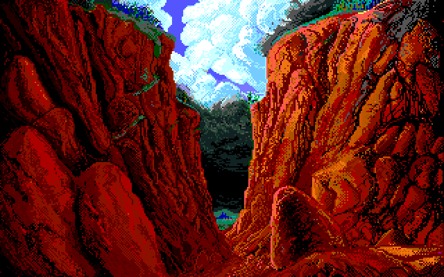 DragonStrike Amiga Screenshot: Moving on to the next scenario...