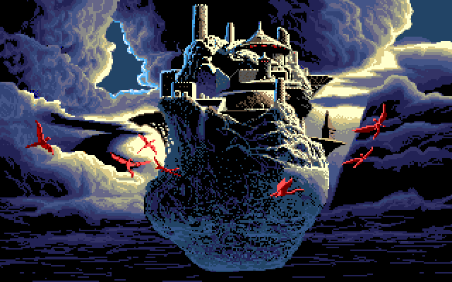 DragonStrike Amiga Screenshot: Game introduction.