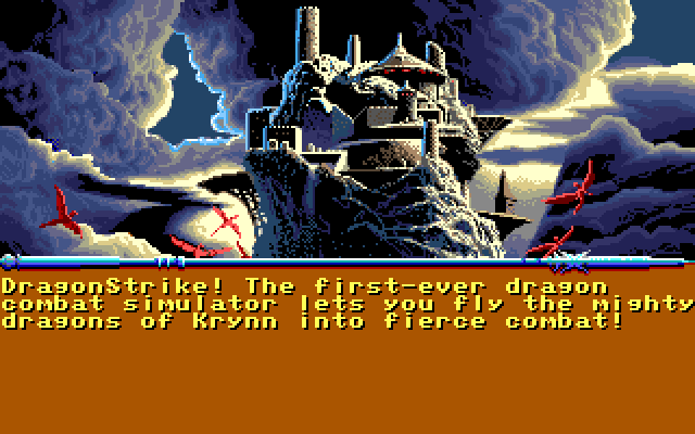DragonStrike Amiga Screenshot: About the game...