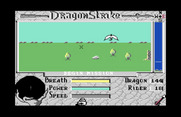 DragonStrike for Commodore 64 - Game start.