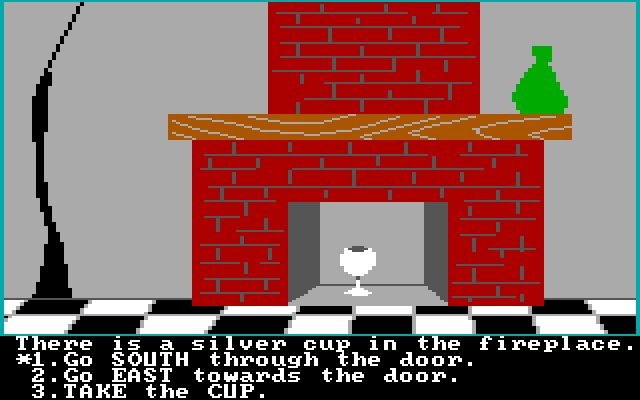 Troll's Tale IBM PC/Compatibles Screenshot: Found an item in the fireplace!