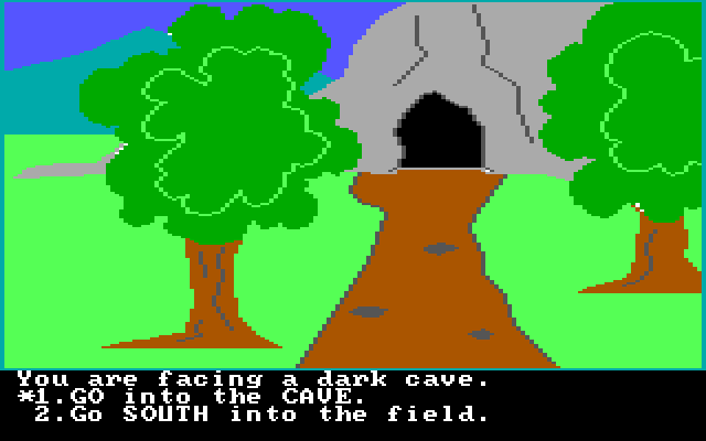 Troll's Tale IBM PC/Compatibles Screenshot: The game begins here...