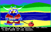 Troll's Tale for IBM PC/Compatibles - Found a pot of money, but can't take it yet...
