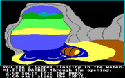 Troll's Tale for IBM PC/Compatibles - Ride the barrel to a new location?