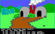 Troll's Tale for IBM PC/Compatibles - Hmm, there are two huts here; explore them?