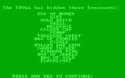 Troll's Tale for IBM PC/Compatibles - Here's the items you need to find...