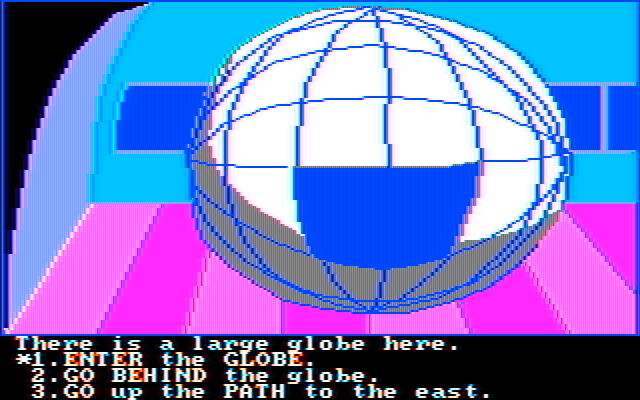 Troll's Tale IBM PC/Compatibles Screenshot: What is this large globe?