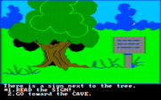 Troll's Tale for IBM PC/Compatibles - What does this sign say? Better read it...