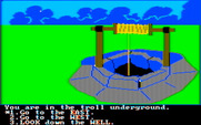 Troll's Tale for IBM PC/Compatibles - A well; explore it, or head east or west?