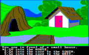 Troll's Tale for IBM PC/Compatibles - There's a small house here...