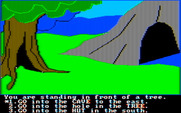 Troll's Tale for IBM PC/Compatibles - Explore the cave or the tree?