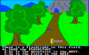 Troll's Tale for IBM PC/Compatibles - Found a flashlight! This could come in handy later...