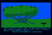 Troll's Tale for Atari 8-bit - The king wants you to help find all of his treasures!