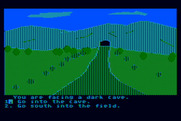 Troll's Tale for Atari 8-bit - Game start.