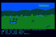 Troll's Tale for Atari 8-bit - A well? I wonder what's there...
