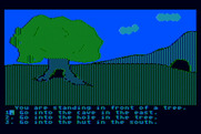 Troll's Tale for Atari 8-bit - In front of a tree...