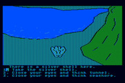 Troll's Tale for Atari 8-bit - Found a silver shell here...