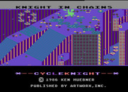 Cycle Knight for Atari 8-bit - Game demo mode continued...