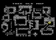 Cycle Knight for Atari 8-bit - Map of the game world.