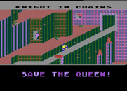 Cycle Knight for Atari 8-bit - Can you save the queen?