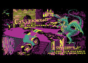 Cycle Knight for Atari 8-bit - Title screen.