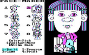 FaceMaker: Golden Edition for IBM PC/Compatibles - Choose some features for your character.