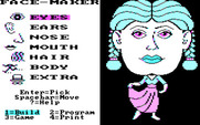 FaceMaker: Golden Edition for IBM PC/Compatibles - Starting the game at the main menu.