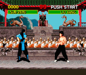 Mortal Kombat for Super NES - Fight begins...