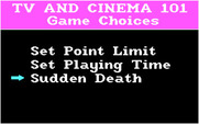 TV and Cinema 101: Trivia from Talkies to Trekkies for IBM PC/Compatibles - Select a game options.