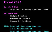 TV and Cinema 101: Trivia from Talkies to Trekkies for IBM PC/Compatibles - Credits screen.