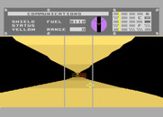 Dimension X for Atari 8-bit - Entering a tunnel.