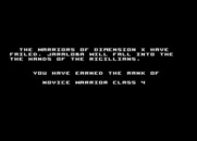Dimension X for Atari 8-bit - Game over.