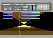 Dimension X for Atari 8-bit - Don't crash into the barriers...