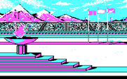 Winter Games for IBM PC/Compatibles - The olympic torch is lit!